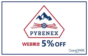【Grand PARK】WEB期間限定！PYRENEXフェア5％OFF
