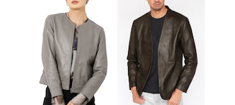 オフィスや女性らしさを重視するなら「ノーカラー・ブルゾン型」