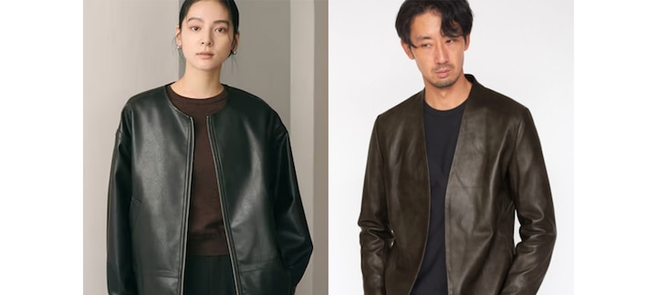 オフィスや女性らしさを重視するなら「ノーカラー・ブルゾン型」