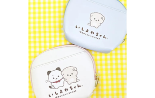心に寄り添ってくれる癒し系『いしよわちゃん』のコロンと可愛いシェル型ポーチ