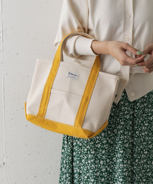 アーバンリサーチ トートバッグ 黄 白 おしゃれ 軽量 たくさん入る A4