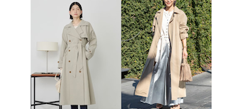 トレンチコートを着こなすテクニック