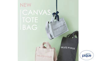 【gelato pique】NEW CANVAS TOTE BAG