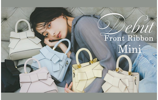 【PBD】debut♡front ribbon bag mini