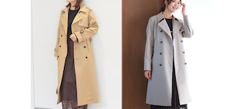 「ライナー付き」なら寒暖差も安心！