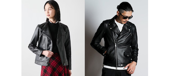 旬な表情を作る「ダブルライダース」の最新シルエット