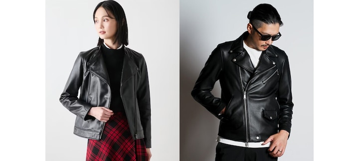 旬な表情を作る「ダブルライダース」の最新シルエット