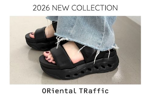 【ORiental TRaffic】スニーカーソールパデットサンダル