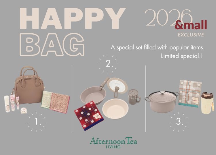 Afternoon Tea LIVING【＆mall限定】のHAPPY BAGを販売！｜&mall