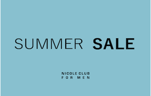 【NICOLE CLUB FOR MEN】SUMMER SALE 30%OFF