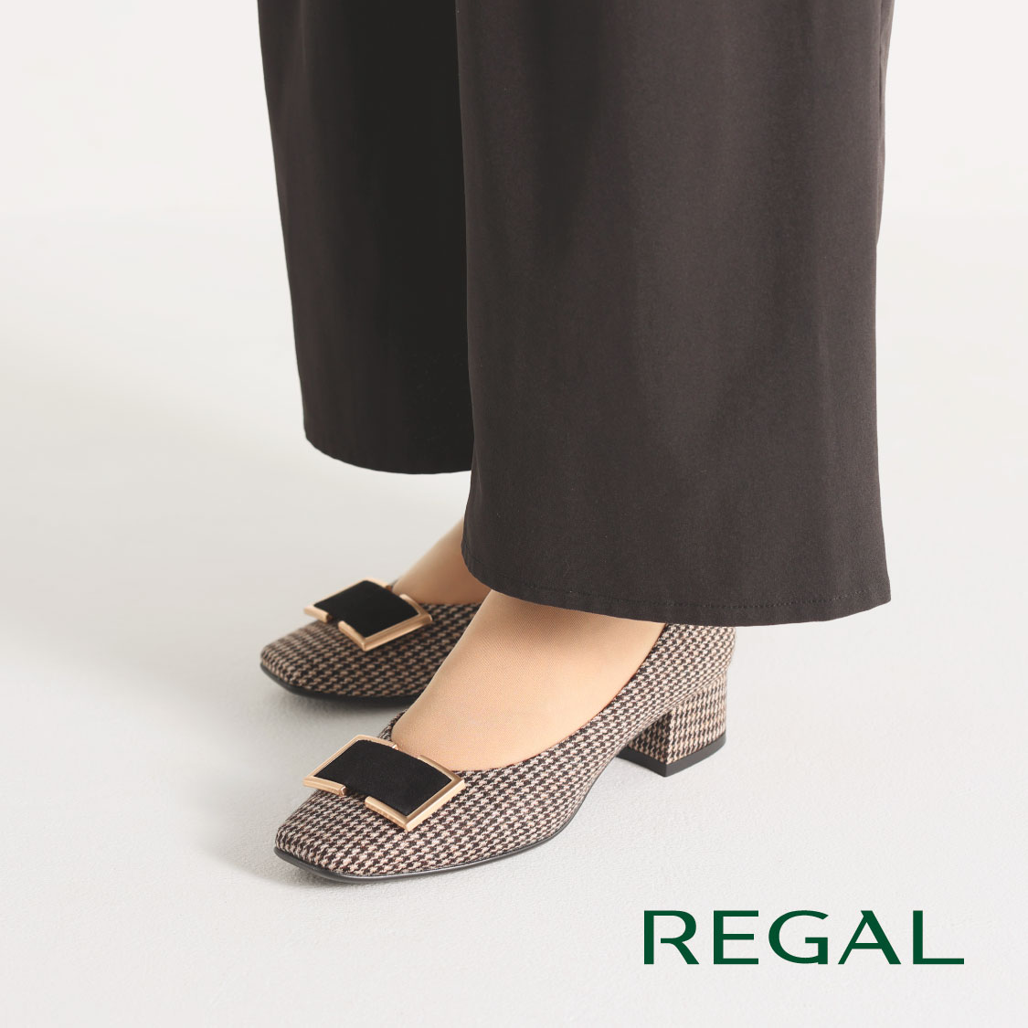 NEW IN｜スクエアトウパンプス【REGAL LADIES】｜&mall（アンド