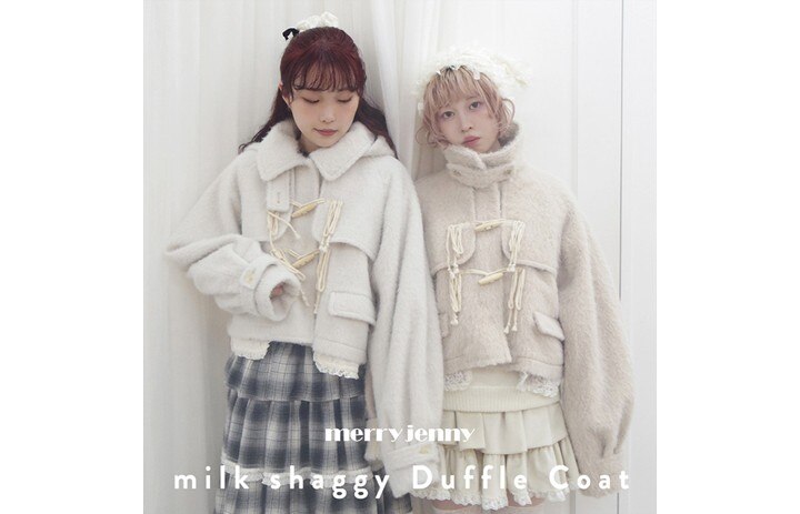 merry jenny milk shaggy Duffle Coat コート