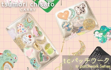 tsumori chisato CARRY の財布 tcパッチワークシリーズ