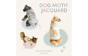 【GELATO PIQUE CAT&DOG】 DOGMOTIF JACQURD