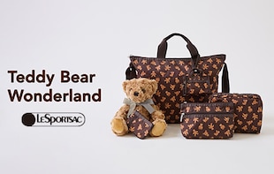 赤いリボンがアクセントの愛らしいクマのデザイン