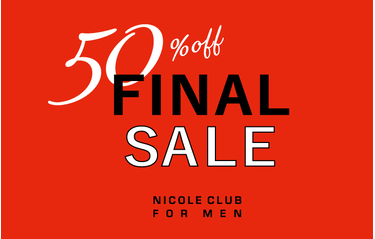【NICOLE CLUB FOR MEN】ファイナルセール