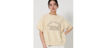 リバースウィーブ ショートスリーブ スウェット（レディース）