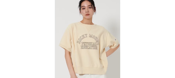 リバースウィーブ ショートスリーブ スウェット（レディース）