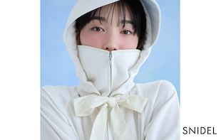 SNIDEL(スナイデル) 【WEB限定/LUMISHADE】サンバイザー付きUVカットパーカー予約開始！
