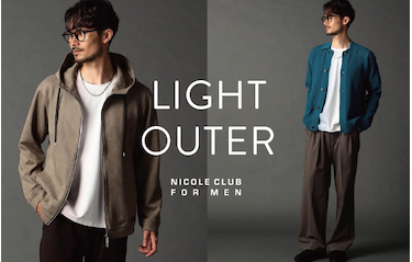 【NICOLE CLUB FOR MEN】Light Outer
