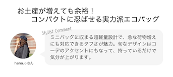 お土産が増えても余裕！コンパクトに忍ばせる実力派エコバッグ