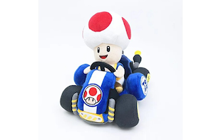 マリオカートの存在感抜群ぬいぐるみ。子どもから大人まで大興奮！