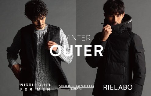 NICOLE CLUB FOR MEN】アウター特集｜&mall（アンドモール）三井ショッピングパーク公式通販