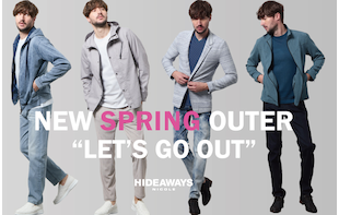 【HIDEAWAYS】NEW SPRING OUTER