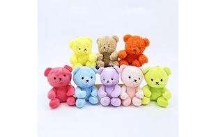 個性豊かな8カラー。クマアンドベアープロデュースの推しハグベアで推し活がもっと楽しくなります。