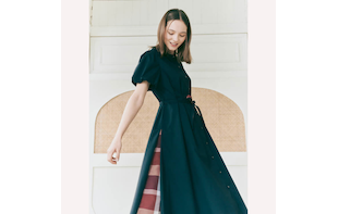 【PICK UP】BALLOON SLEEVE SHIRT DRESS