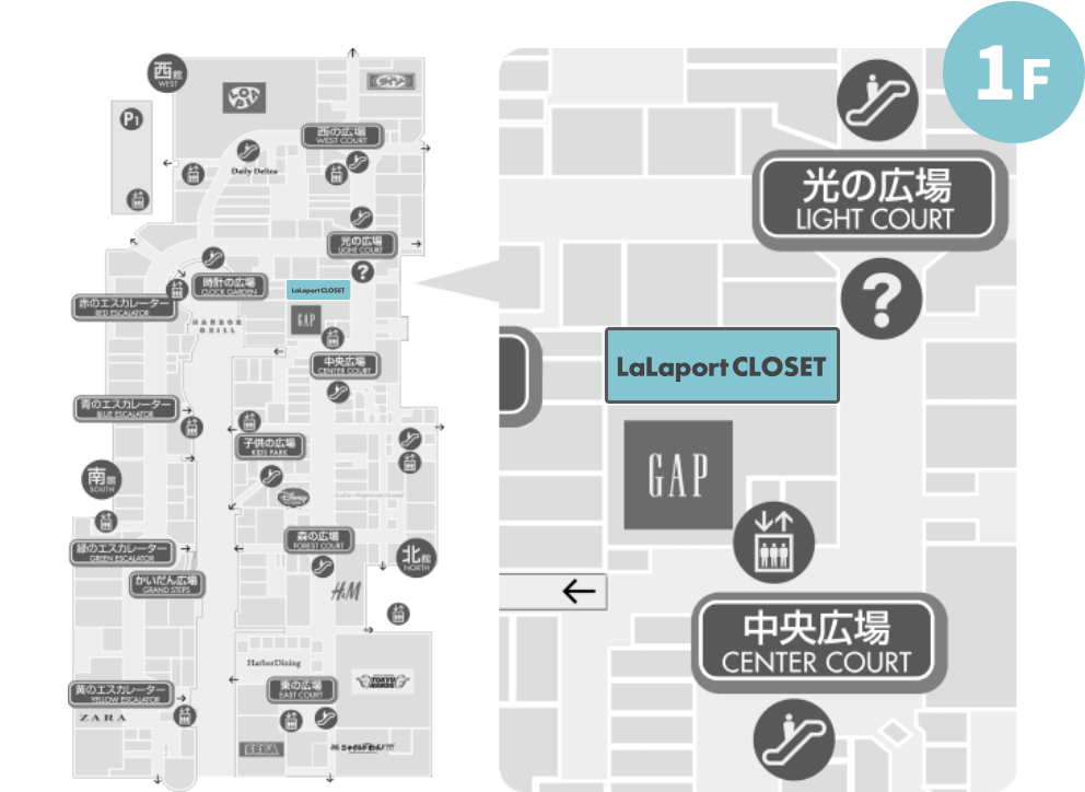 ららぽーとTOKYO-BAY 館内MAP