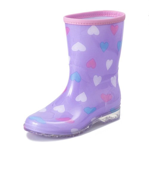 HK92019　RAIN BOOTS(15-21)　HEART　551696-0006