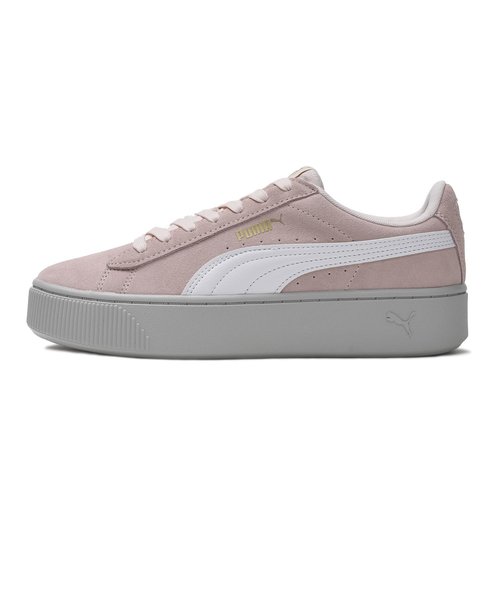 369144　PUMA VIKKY STACKED SD　14ROSEWATER/WH　587411-0006