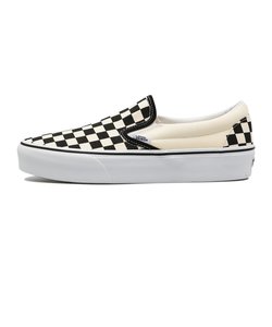 VN00018EBWW　CLASSIC SLIP-ON PLATFORM　BLK WHT CHK　610325-0001