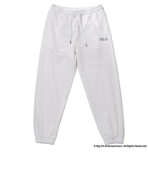 BM5043　U FILA*BTScollabo Sweat pants　ﾎﾜｲﾄ　620898-0001