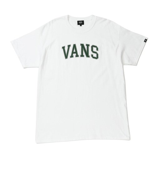 121K1010300　M VANS Arch Logo S/S T-Shirt　WHITE　617714-0001