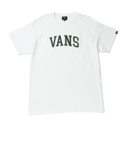 121K1010300　M VANS Arch Logo S/S T-Shirt　WHITE　617714-0001