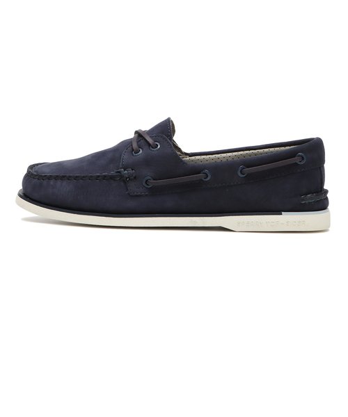 STS24501　GOLD A/O 2-EYE NUBUCK　NAVY　624863-0001