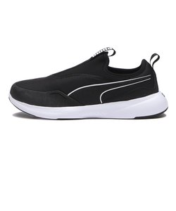 378019　SOFTRIDE FEEL SLIP-ON WIDE　01BLK/WHT　633312-0001