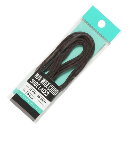 NONWAXCORD65cm　NONWAXCORDSHOELACES65cm　DARK BROWN　616640-0002