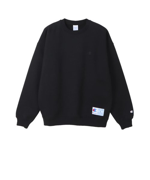 C3-W028　M SUPER FLEECE CREW　BLACK　633303-0002