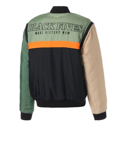 537800 M B5S BOMBER JACKET 01D.GREEN/BLK 633633-0001 | ABC-MART