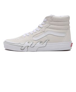 VN0005UJWWW　SK8-HI FLAME　SUEDE WHT/WHT　634703-0001