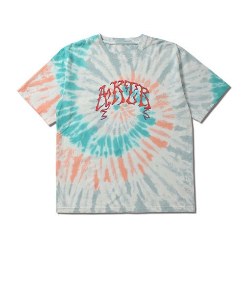 222-071005　TRIP BALL TIE DYE TEE　LT GREEN　642456-0001