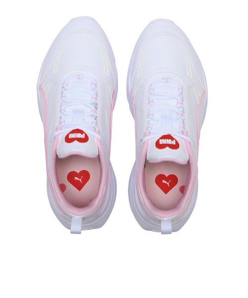 394120 CASSIA SL HEART *01WHT/RED 636891-0001 | ABC-MART