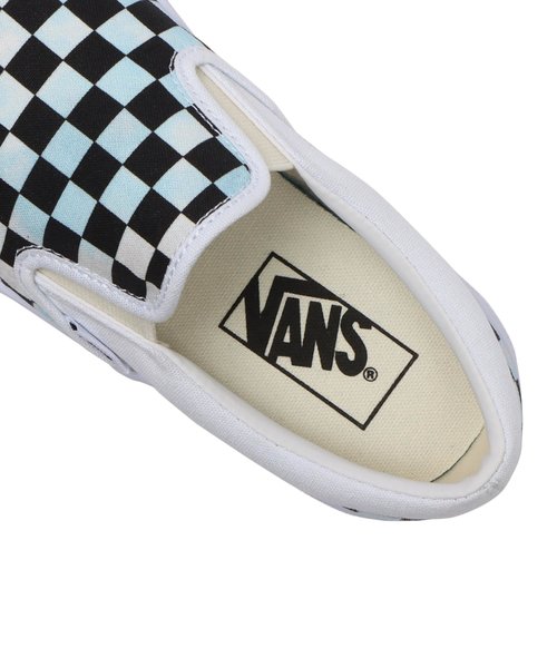 VANS スリッポン 厚底 限定カラー チェッカー たいだい - 靴