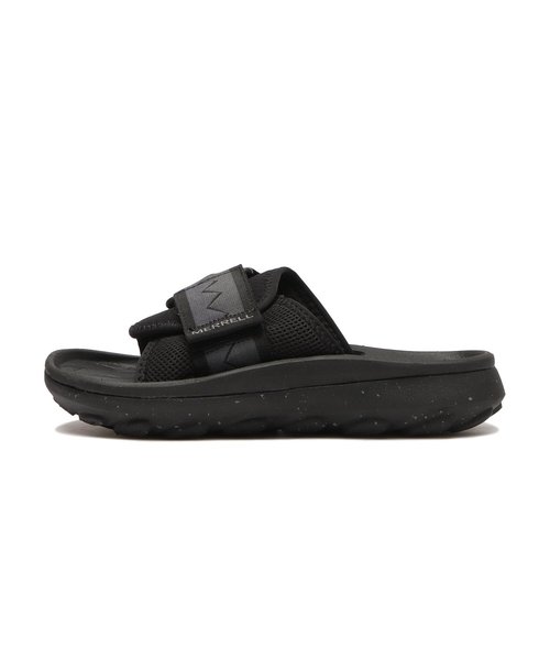 J005886　W'S HUT ULTRA SLIDE　BLACK/BLACK　663029-0001