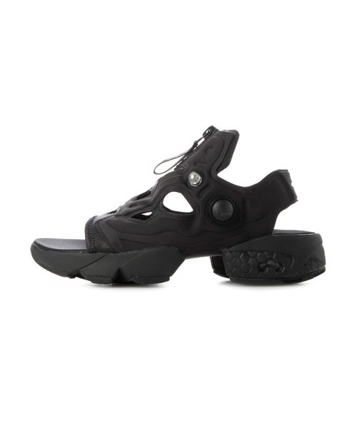 ID7562　INSTAPUMP FURY SANDAL ZIP　BLKWHI/PURGRY　638132-0001