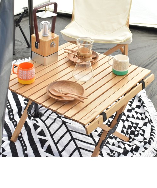 PP0220 FOLDING WOOD TABLE SMALL NATURAL 668034-0001 | ABC-MART