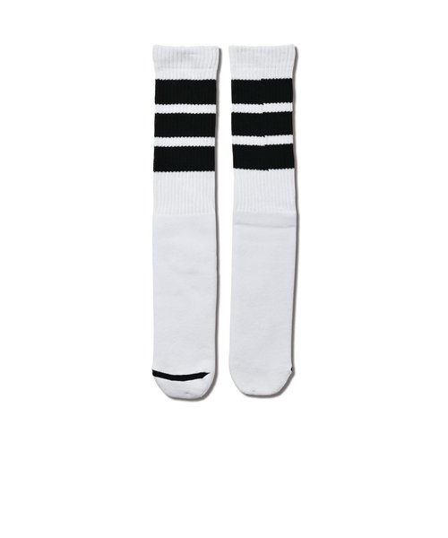 522-007021　BASIC MONSTER SOCKS　WHITExBLACK　669017-0001